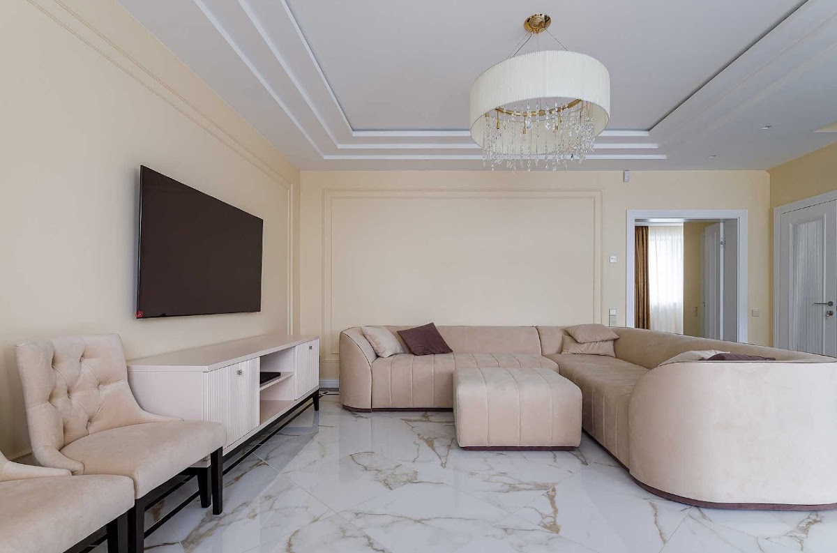 Elegant living room renovation project by Companit Expert